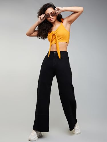 Image of Dolce Crudo High Rise Wide Leg Jeans for Women