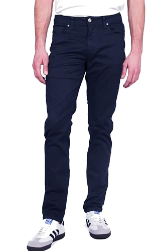 M.O.D. Cornell W28-W40 - Vaqueros para hombre, corte regular, 98% algodón, elástico, color azul, Savona Blue, 29W x 34L