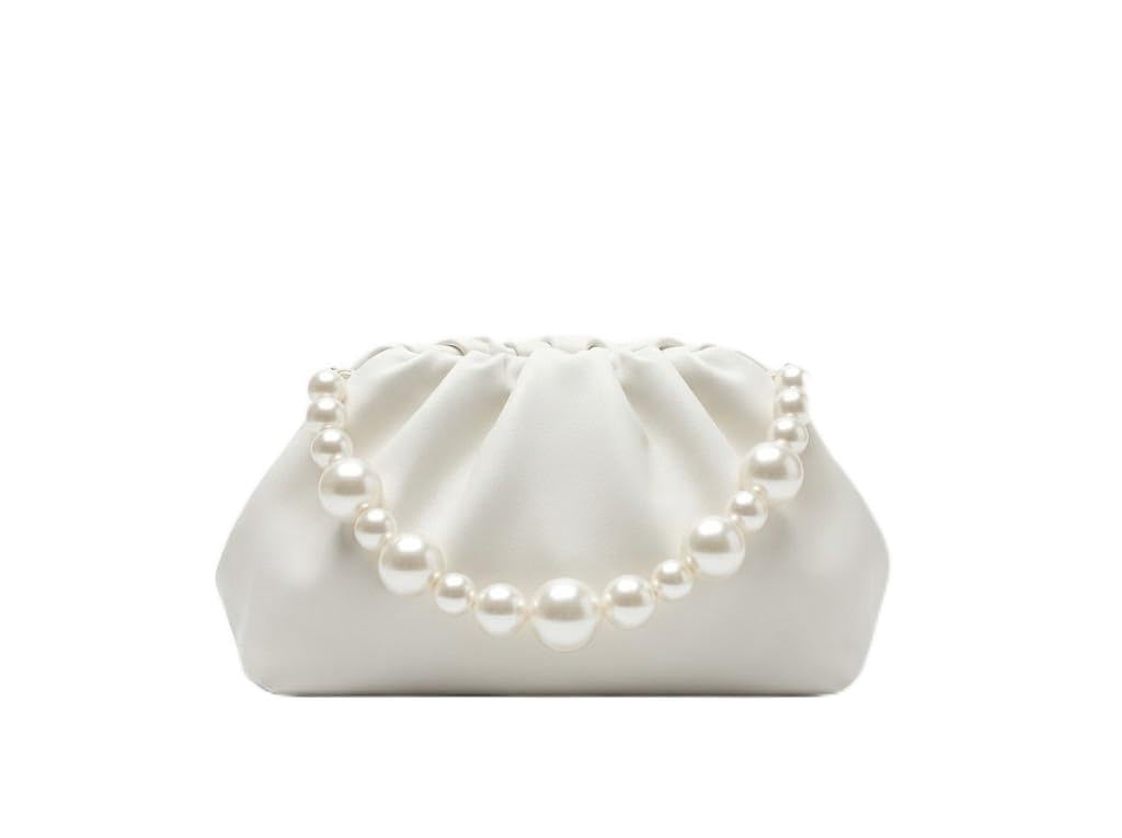 PAVILONN Pearl Handbag for Women Clutch Bag for Women Party Bag for Women Ladies Purse Wedding Stylish Mini Handbag Evening Clutch Bridal Designer Trendy Compact Fashion Bag Gift-picture-50