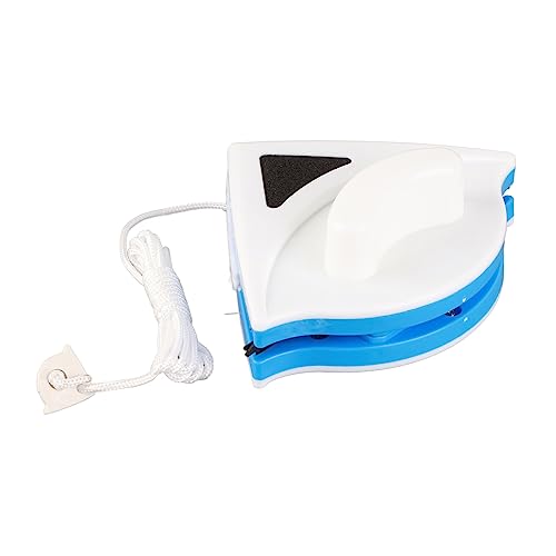 Image of Double-Sided Magnetic Window Cleaner for Single Glazed Windows Indoor & Outdoor Glass Cleaner with Scrubber Brush Strong Magnet Window Cleaning Tool