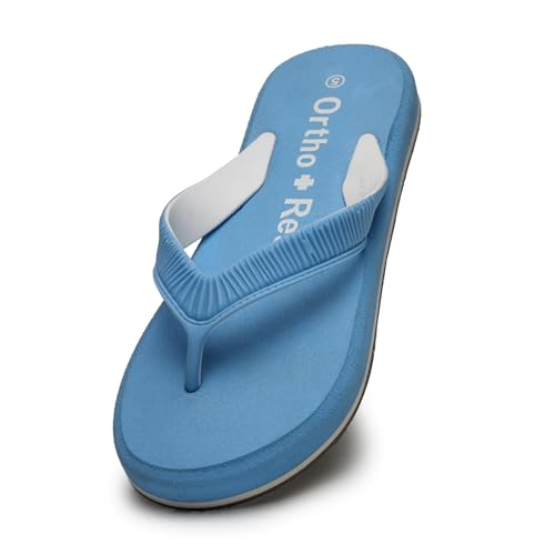 Image of Ortho + Rest Doctor Slippers for Women Orthopedic Non Slip Lightweight Comfortable Flat Casual Stylish Dr Chappals and House Flip flops For Ladies and Girl's