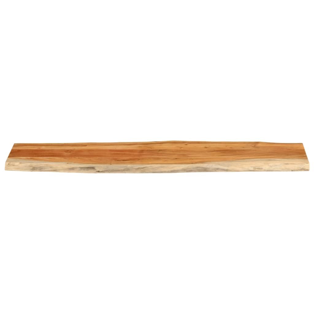 Generico Piano Tavolo 160x40x3,8 cm Rettangolare Legno Acacia Bordi Vivi,Piani per tavoli