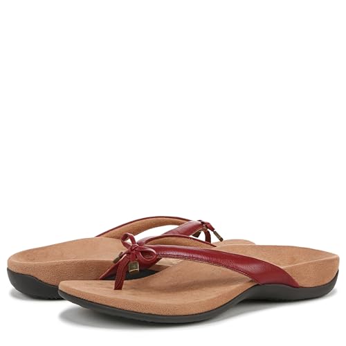 Image of Vionic Women's Rest Bella Toe Post Sandal- Supportive Ladies Orthotic Sandals that include Three Zone Comfort with Arch Support- Flip Flop for Ladies, Medium and Wide Width Size 5-12