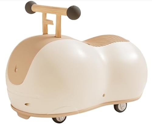 ピーナッツカー ツイストカー、1歳から3歳の子供に適しています、男の子と女の子向けのヨーヨー、座っているときに転がったり蹴ったりするのを防ぐおもちゃ、組み立ては必要ありません (B)