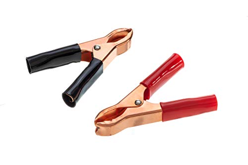 Attwood 14258-6 Copper-Plated Insulated Battery Clips For Use Up To 10-Gauge Wires