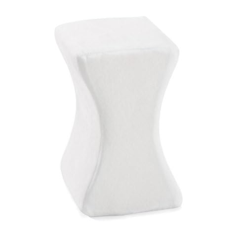 Cooling Gel Contoured Leg Pillow, White, One Size Cover