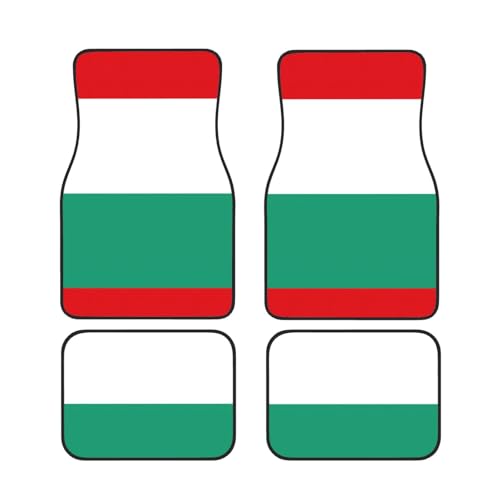 Struttura flessibile e protettiva: questi rivestimenti per pavimenti automobilistici con bandiera bulgara sono realizzati in neoprene flessibile da 4 mm, un materiale scelto per il suo effetto ammortizzante e le qualità protettive. Assorbe gli urti e isola il pavimento, mantenendo le condizioni degli interni del veicolo