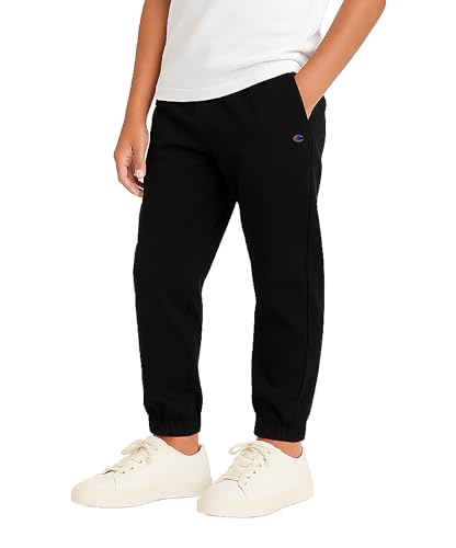 Champion Boys Twill Jogger Pants Stretch Cotton Athletic Pant with Pockets