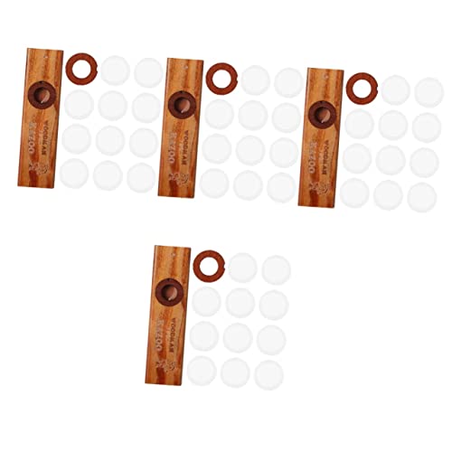Kazoo en acajou Mikinona avec membranes, l'instrument en bois pour musiciens