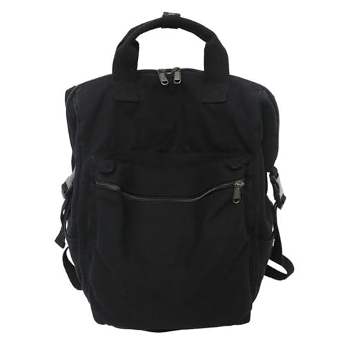 Mochilas Negras Mochila de lona unisex de moda para estudiantes universitarios, viajes diarios, tela ligera y duradera, lavado de agua, espaciosa mochila para bicicleta para hombre, resistente al agua Mochilas Negras Mochila de lona unisex de moda para estudiantes universitarios, viajes diarios, tela ligera y duradera, lavado de agua, espaciosa mochila para bicicleta para hombre, resistente al agua