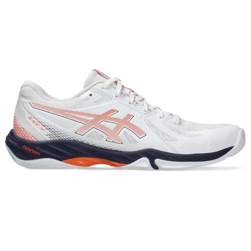 ASICS Blade FF 1071A093-103, Men Squash Shoes, White, 44,5 EU