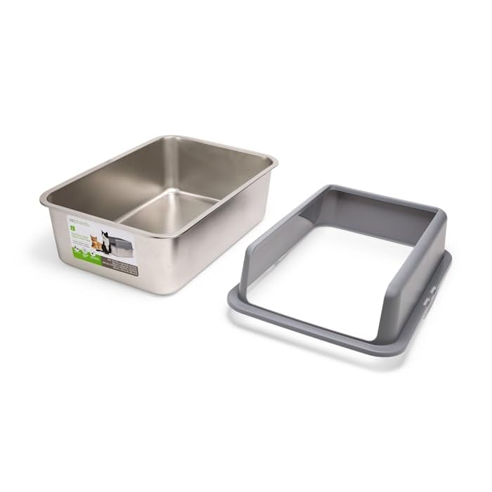 Arenero para Gato de Acero Inoxidable So Phresh miniatura 7