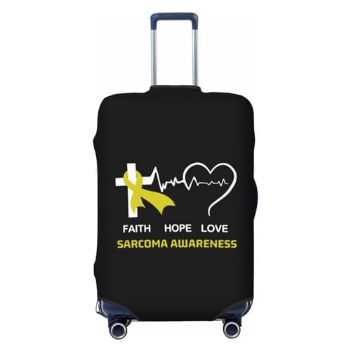 Sarcoma Awareness Travel Luggage Cover Suitable for 18-32 inch Luggage Cases2