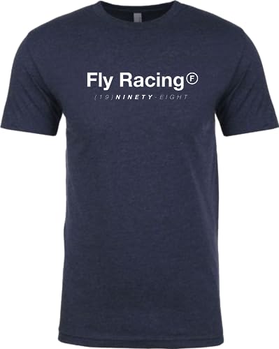 Fly Racing 354-0314L Fly Trademark Tee Midnight Navy Lg