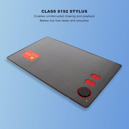 Tableta gráfica Yanmis G20 con sensibilidad de presión de 8192 niveles, área de dibujo de 8,4 x 5,7 pulgadas, 4 teclas rápidas, interfaz USB-C, material ABS miniatura 6