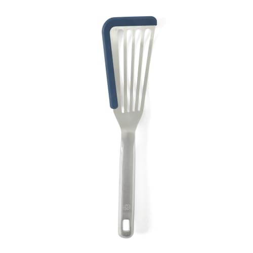 Image of Calphalon Prime Slotted Turner, Kitchen Flipping Spatula, Slotted Fish Turner, Stainless Steel Slotted Spatula Heat-Resistant, Durable Kitchen Tool for Cooking, Flipping Fish and Serving