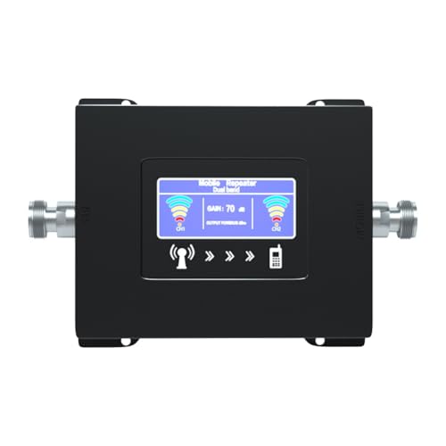 Paaruter Amplificador de Señal Móvil de Doble Banda gsm 900-1800 MHz, Repetidor de Señal 3G, 4G y LTE.