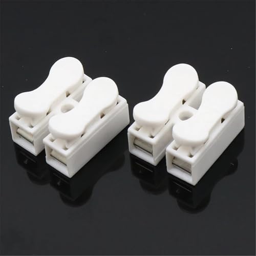 Conector de resorte de 2 vías para tiras LED y cables sin soldadura 4