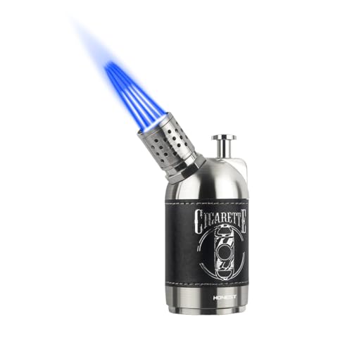 Encendedor Quad Torch Ambrogio.L Recargable Color Negro miniatura 1