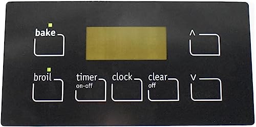 Upgraded overlay 316220725 Replacement for Electrolux 316455410,316455430,316455400 Range/Stove/Oven Overlay 12 Month Warranty, 1pce in pack