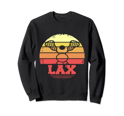 Retro Vintage LAX Cool Lacrosse Player Camiseta Presente Sudadera
