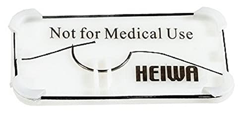 Amazon.co.jp: HEIWA 外科手術 縫合練習 26mm 糸付 45cm 縫合針 5本