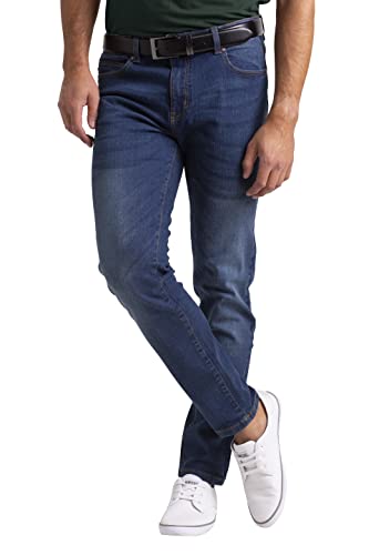 Mens Denim Pants Slim Fit Stretch Cotton Classic Straight Essential Comfort Flex Jeans Pants 28W-40W4