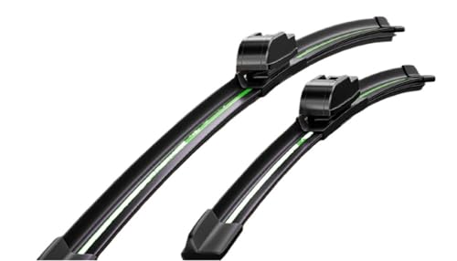 Balais d'essuie-glace avant Mazda CX-30 2019-2023 en noir et vert