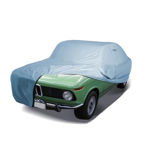 Image of iCarCover Premium Car Cover for 1975-1977 BMW 1502 Heavy Duty Waterproof All-Weather Automobiles Custom Fit Indoor Outdoor UV Snow Protection Covers with Straps and Bag
