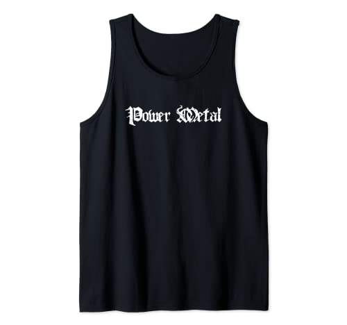 Power Metal/ Fantasía divertida Power Metal Camiseta sin Mangas