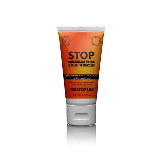 THESTOPLAB - Stop Músculos Fríos, Precalentamiento muscular efecto calor, 50ml