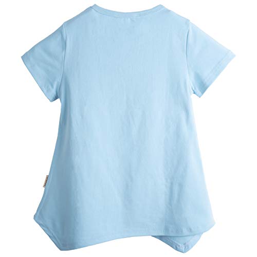 Girls Heart Shaped Casual Cotton Cap Sleeve Tee T Shirt Top2