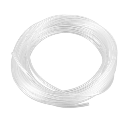 Manguera Acuario de Bomba Aire, Tubo de Caucho para Pecera, Tubo de Silicona para Aire Manguera, para Acuario Jardín Terrario Estanque, 4/ 6mm, 10m