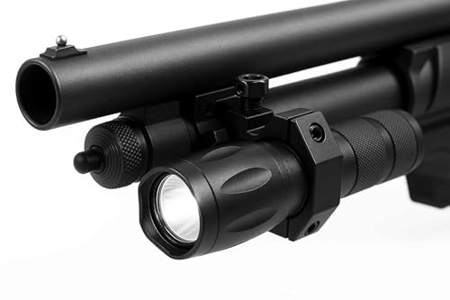 Trinity 1000 Lumen Tactical Flashlight with Tube Mount – Aluminum Light Compatible with Benelli M4 – High Output LED, Multiple Modes, Home Defense & Night Use