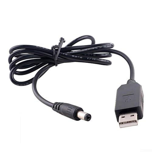 Câble d'alimentation USB, 5 V vers 9 V/12 V, câble adaptateur avec 8 têtes, sortie 6 W pour routeur Dashcam LED, voyage portable (12 V 5,5 x 2,1 mm)
