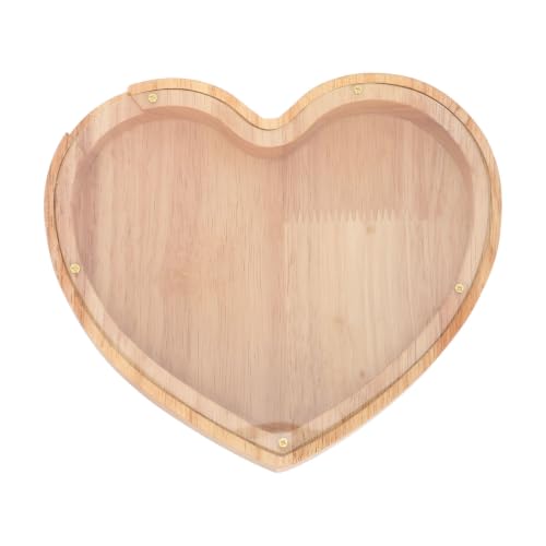 Hucha de madera romántica como obsequio de cumpleaños y aniversarios especiales 2
