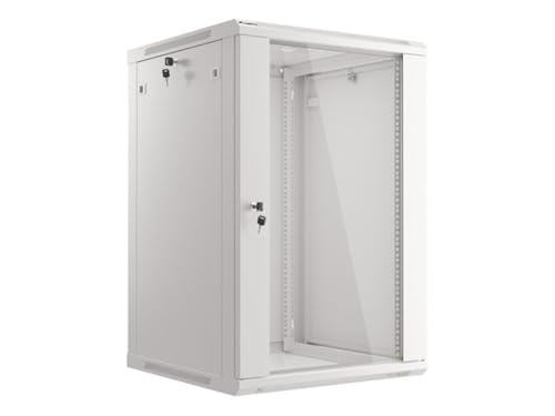 Lanberg Wall-Mounted Rack 19'' DEMOUNTED Flat Pack 18U/600X600MM Gray