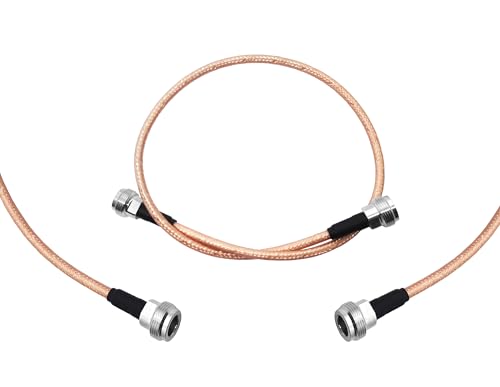 Câble coaxial RG142 anti perte de signal N Femelle 50 Ohm 1ft