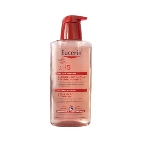 Eucerin pH5 Óleogel de Ducha Reconfortante (400 ml), aceite limpiador...