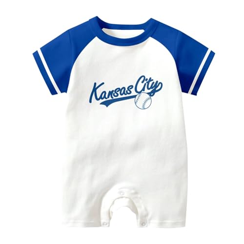 Image of KREDE Baby Clothes Unisex Bodysuit White Custom Name Number for Baby Boys