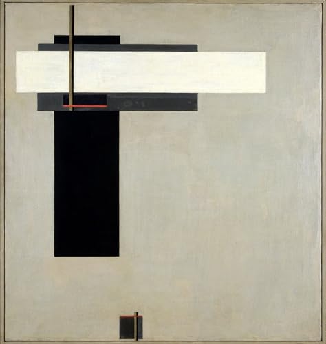 Toile Lissitzky Composition Prun Gba pour habiller grand mur vide 60x90