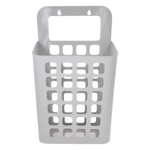 KICHOUSE Cesta Colgante para Ropa Sucia de Plástico Pp, Plegable y Desmontable, Adecuado para Baño y Armario, Color Rosa, Gran Capacidad
