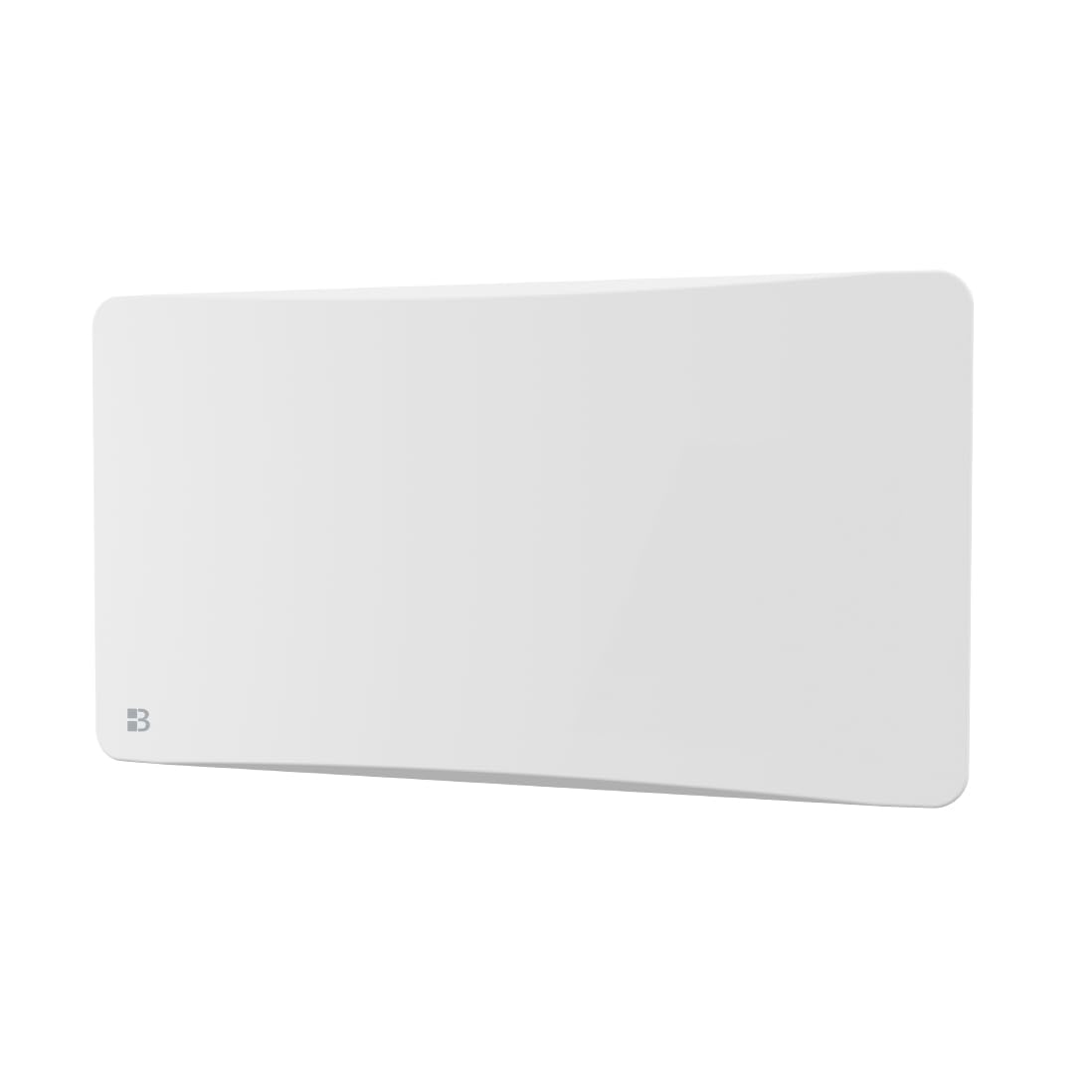 BESTHERM - Ceramiczny grzejnik elektryczny stały bezwładnościowy 1500 W plug & play Bestherm OVEO poziomy biały