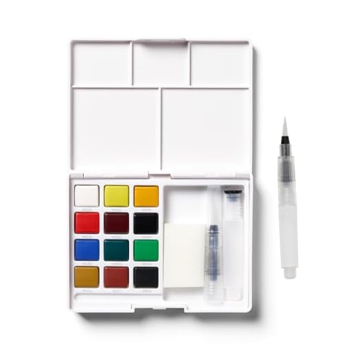 KOI Watercolors Field Box Set of 12 Colors
