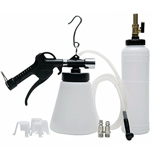Yotsuba Brake Fluid Bleeder Tool Air Brake Bleeder Kit Oil Bleeding Extractor Fluid Fill Adapters Kit for Car, Truck, SUV, Van 90-120 PSI 1.75L