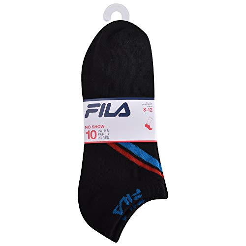 Fila Men's Chevron Striped No Show Socks2