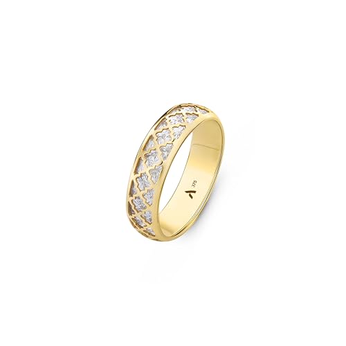 Amberta Allure Women's Ring in 9 Carat Gold Diamond