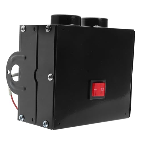 ULDIGI Calefactor Portátil para Coche Orificios Calentador con Ventilador Desescarchador Rápido para Parabrisas Accesorio Eléctrico para Vehículos Eléctricos Fácil Instalación Mechero