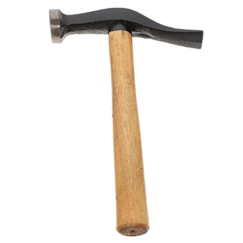 OSALADI Shoemaking Tool Anti-slip Handle Hammer for Shoe Repair Iron Wooden Material for Tradesman