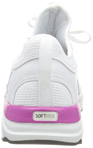 Image of Puma Women's Softride Sophia Running Shoe, Puma White Deep Orchid, 9
